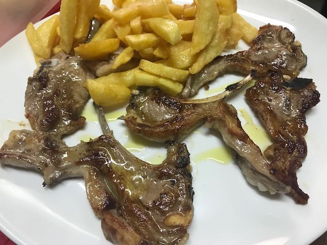 Chuletillas de lechal